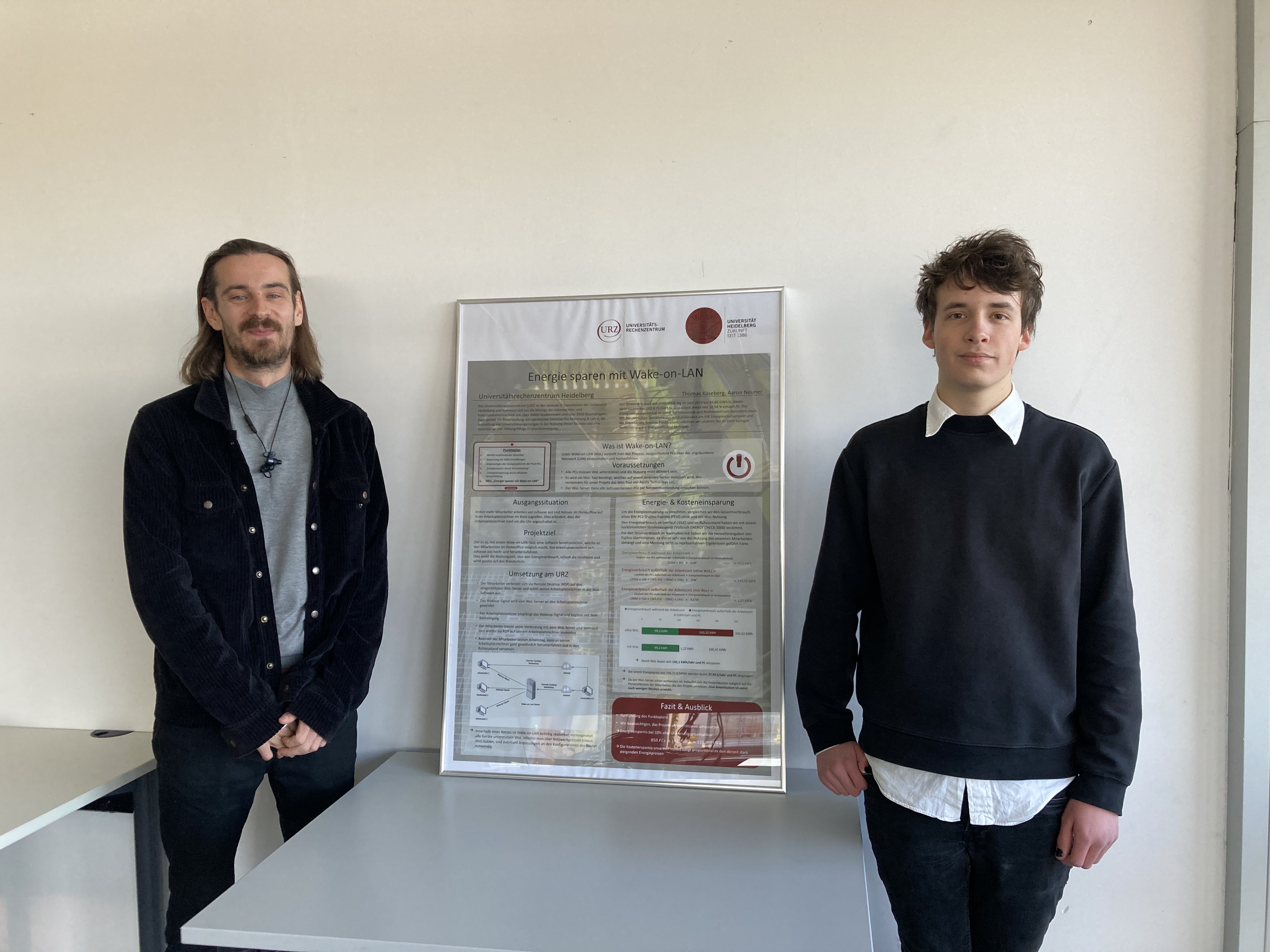 URZ Azubis Thomas Käseberg und Aaron Neuner 